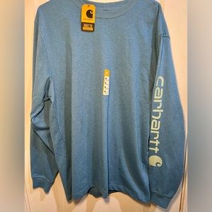 Carhartt long sleeve loose fit t shirt blue